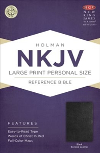 Picture of Large Print Personal Size Reference Bible-NKJV - Large Print 