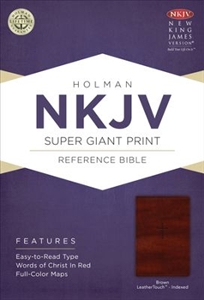 Picture of Super Giant Print Reference Bible-NKJV