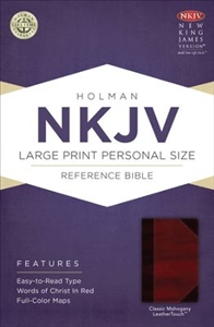 Picture of Large Print Personal Size Reference Bible-NKJV 