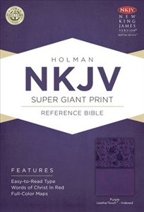 Picture of Super Giant Print Reference Bible-NKJV 