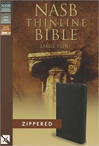 Picture of Thinline Bible-NASB-Large Print Zippered